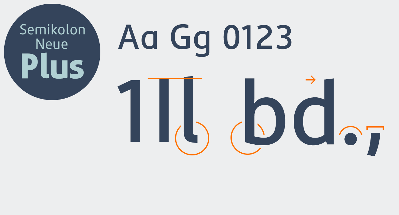 Semikolon Neue Plus